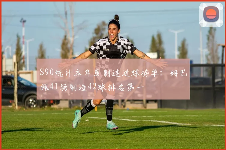 S90统计本年度制造进球榜单：姆巴佩41场制造42球排名第一