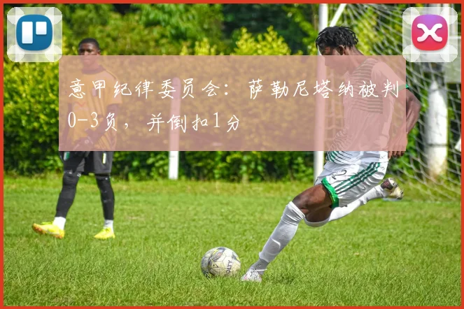 意甲纪律委员会：萨勒尼塔纳被判0-3负，并倒扣1分