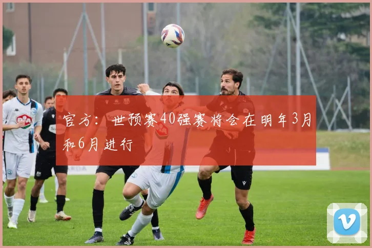 官方：世预赛40强赛将会在明年3月和6月进行