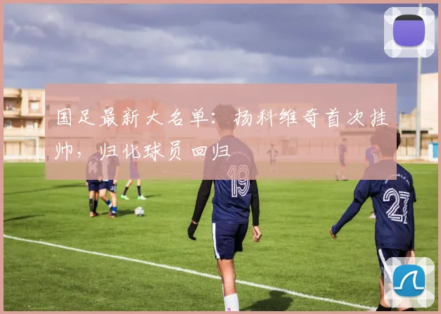 国足最新大名单：扬科维奇首次挂帅，归化球员回归